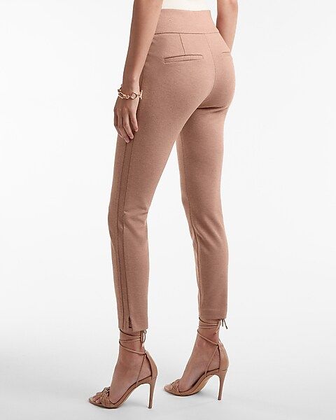 High Waisted Luxe Comfort Wide Waistband Skinny Columnist Ankle Pant | Express