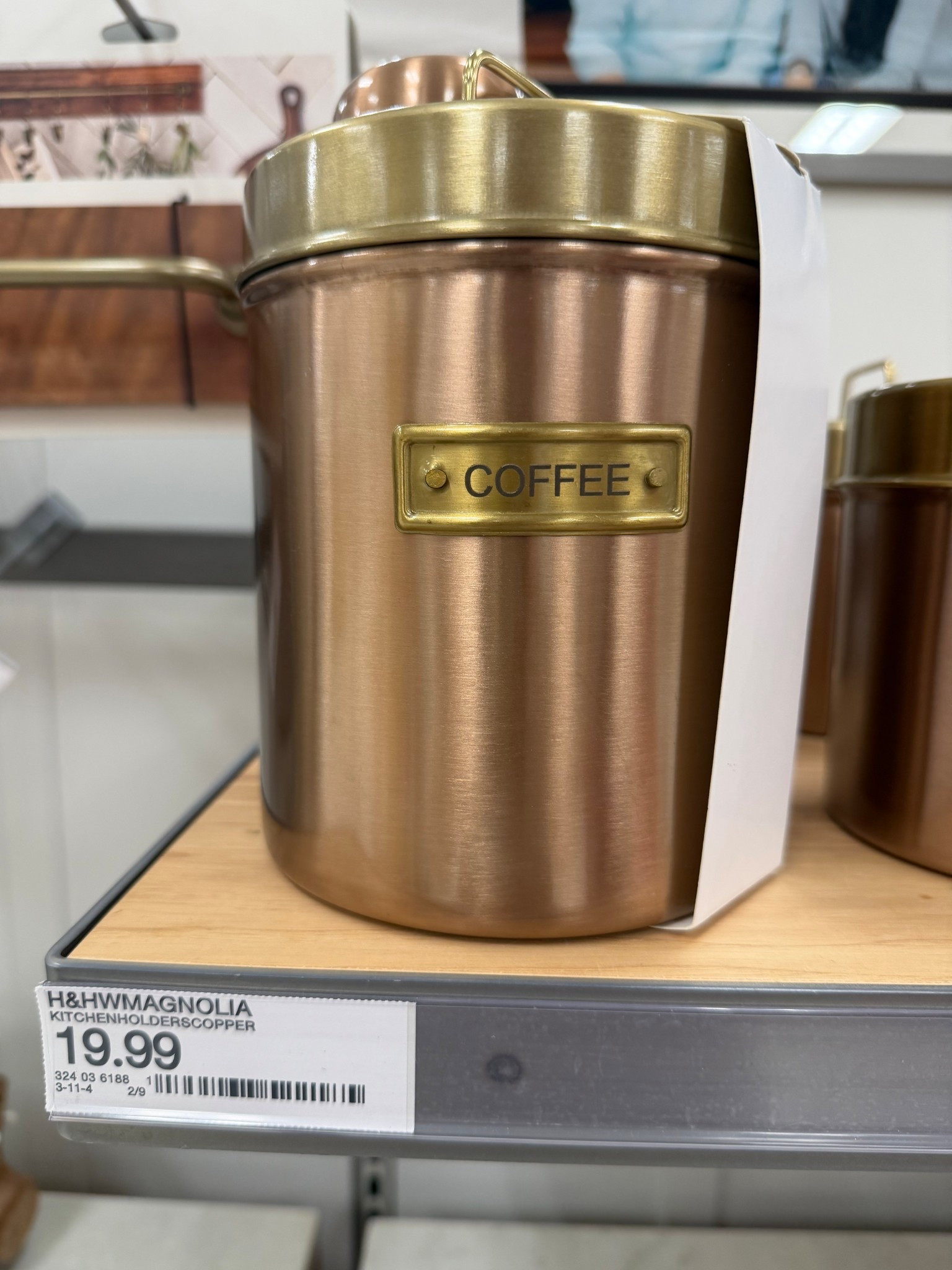 Hearth and hand coffee canister $19.99

#LTKHome
