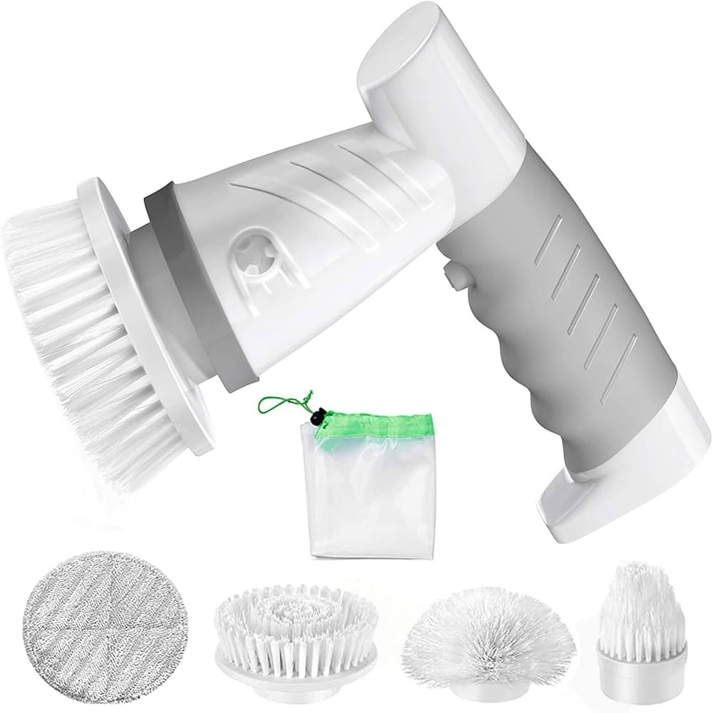SZFIXEZ Electric Spin Scrubber, Cordless Electric Cleaning Brush for Bathroom Electric Spin Clean... | Amazon (US)