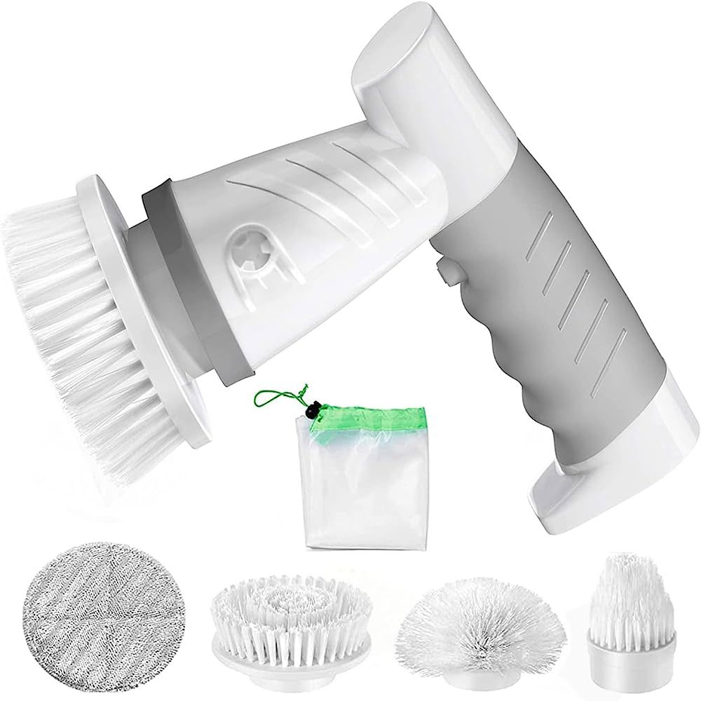 SZFIXEZ Electric Spin Scrubber, Cordless Electric Cleaning Brush for Bathroom Electric Spin Cleaner  | Amazon (US)