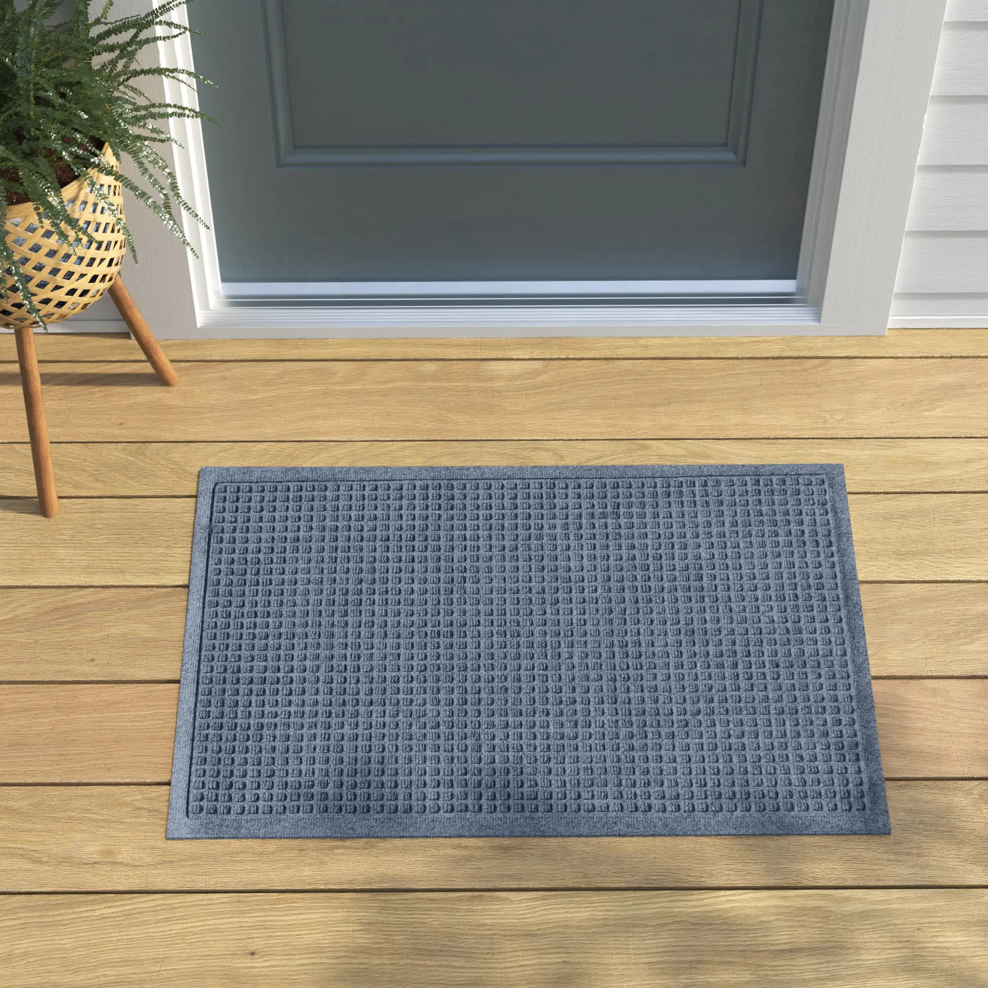 WaterHog Squares Indoor Outdoor Door Mat | Wayfair North America