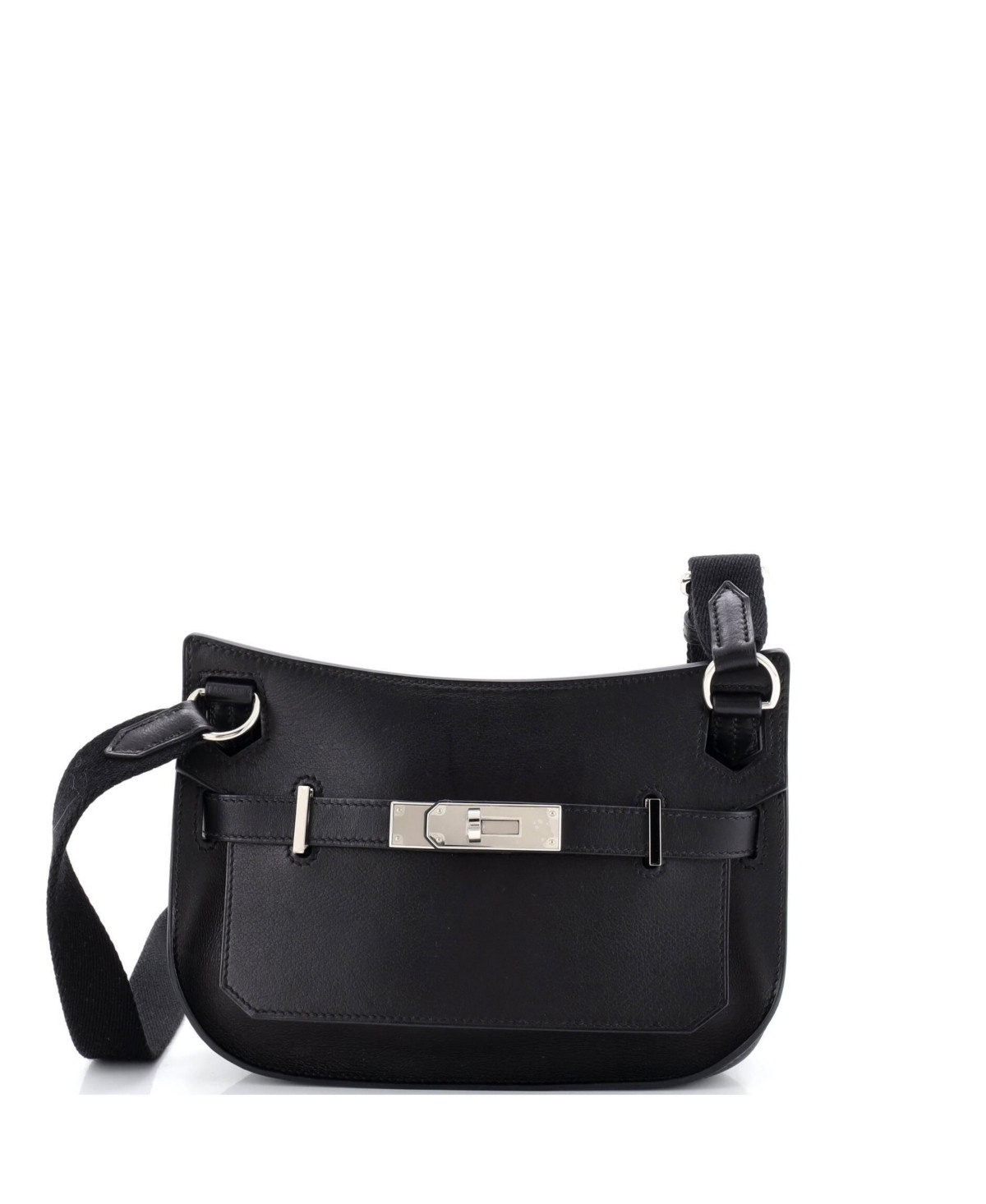 Pre-Owned Hermes Mini Jypsiere Bag Evergrain - Black | Macy's
