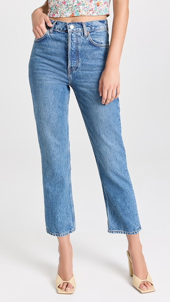 Cynthia High Rise Straight Jeans | Shopbop