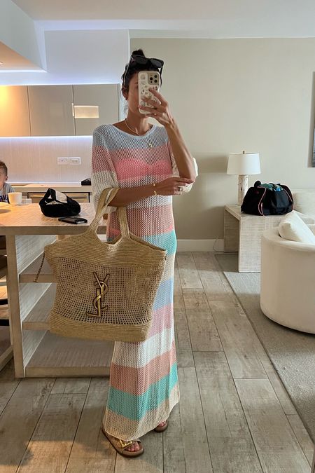 Spring break outfit ☀️ this colorful maxi swimsuit coverup is perfect for the beach & under $50! I’m wearing size small. 

Resort wear, beach outfit, spring break outfit, swimsuit coverup, amazon fashion, designer beach bag, summer outfit, pool outfit, colorful swimsuit coverup, colorful dress, ysl beach bag, Christine Andrew 

#LTKswim #LTKfindsunder50 #LTKSeasonal
