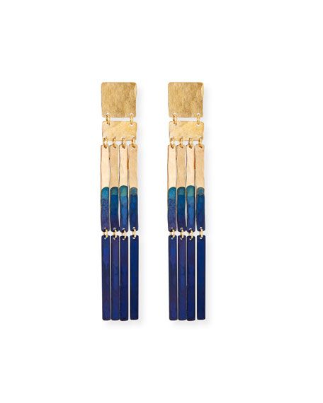 Padme Earrings, Navy Blue | Neiman Marcus