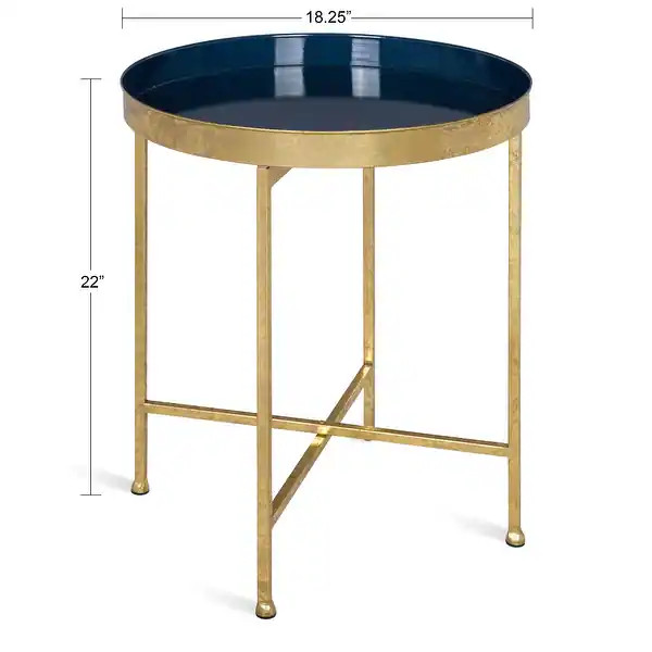 Kate and Laurel Celia Round Metal Side Table - 18.25x18.25x22 - Bed Bath & Beyond - 26970815 | Bed Bath & Beyond