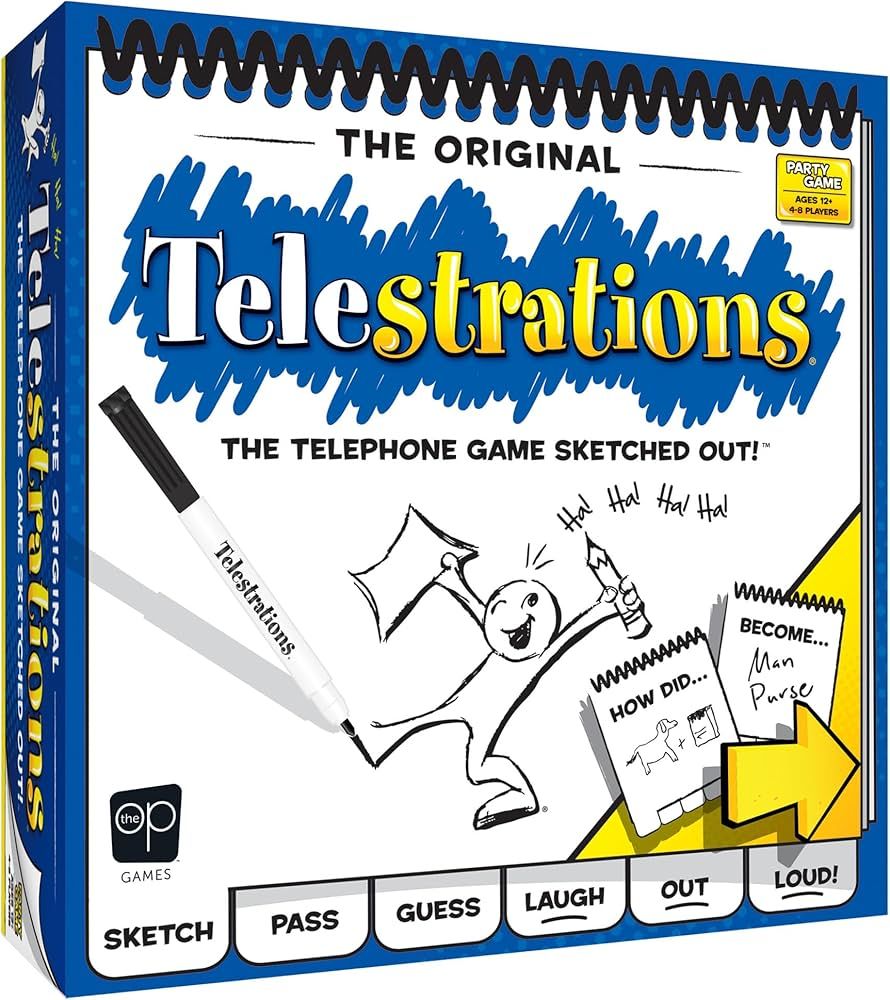 Telestrations Original 8-Player | Family Board Game | A Fun Game for Kids and Adults | Game Night Ju | Amazon (US)