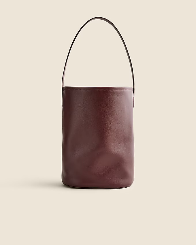Berkeley bucket bag in leather | J. Crew US