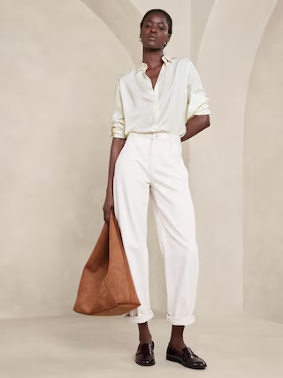 Silky Classic Shirt | Banana Republic Factory