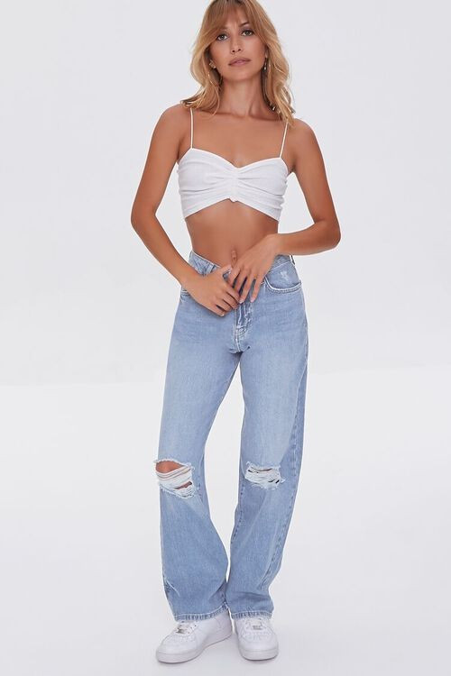 Distressed Straight-Leg Jeans | Forever 21 (US)