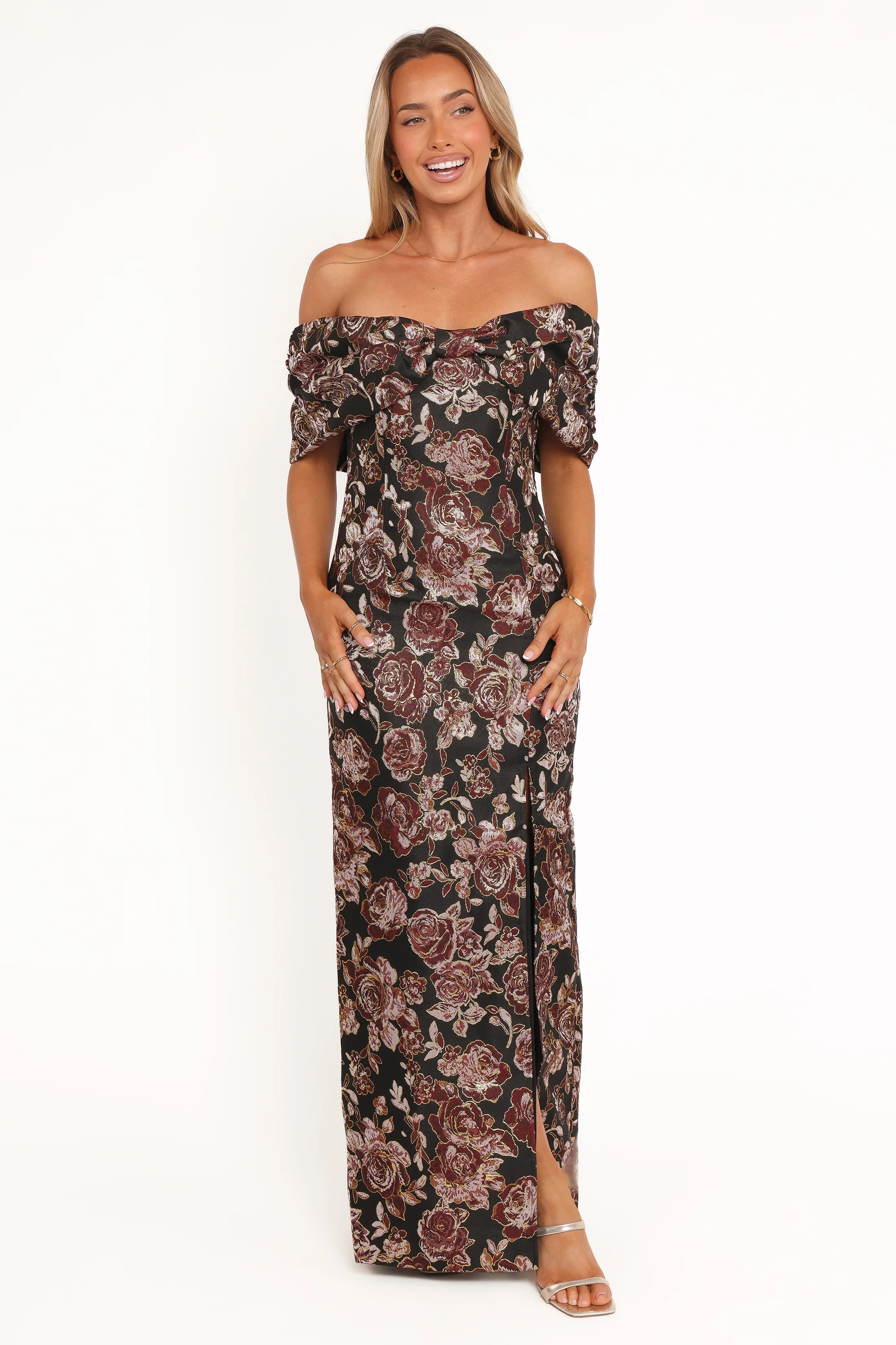 Lilia Maxi Dress - Black Floral | Petal & Pup (US)