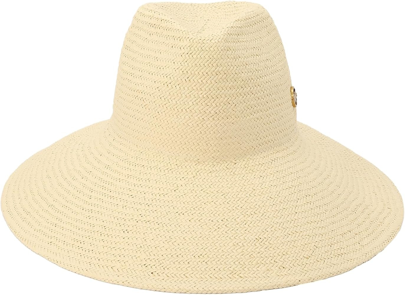 Michael Kors Women's Long Brimmed Straw Hat, Stylish & Versatile Accessory for Everyday Wear | Amazon (US)