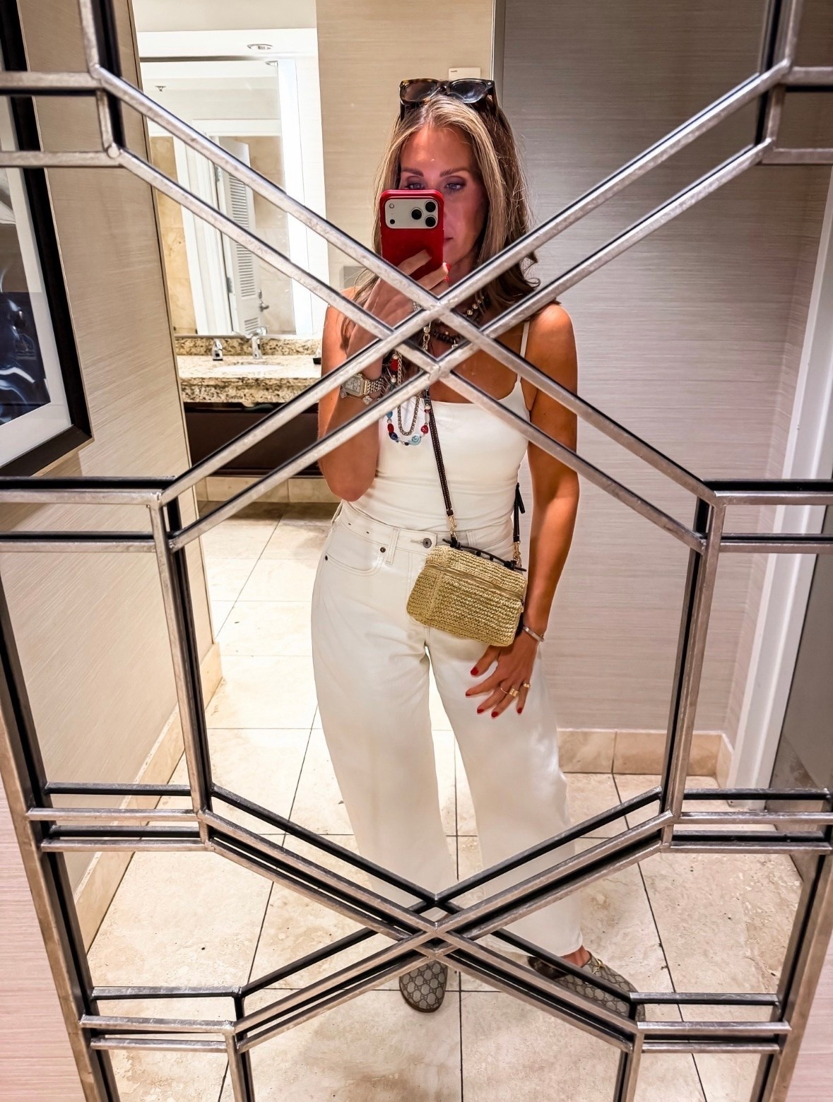 An all white outfit is always a classic. This look feels crisp, elevated, and perfect for summer with easy pieces you can mix and match all season long.

all white outfit, white summer outfit, monochromatic style, summer fashion, vacation outfit, chic everyday style, white jeans, neutral wardrobe, elevated basics, effortless style, summer essentials, themominstyle

#LTKootd #LTKSeasonal #LTKOver40