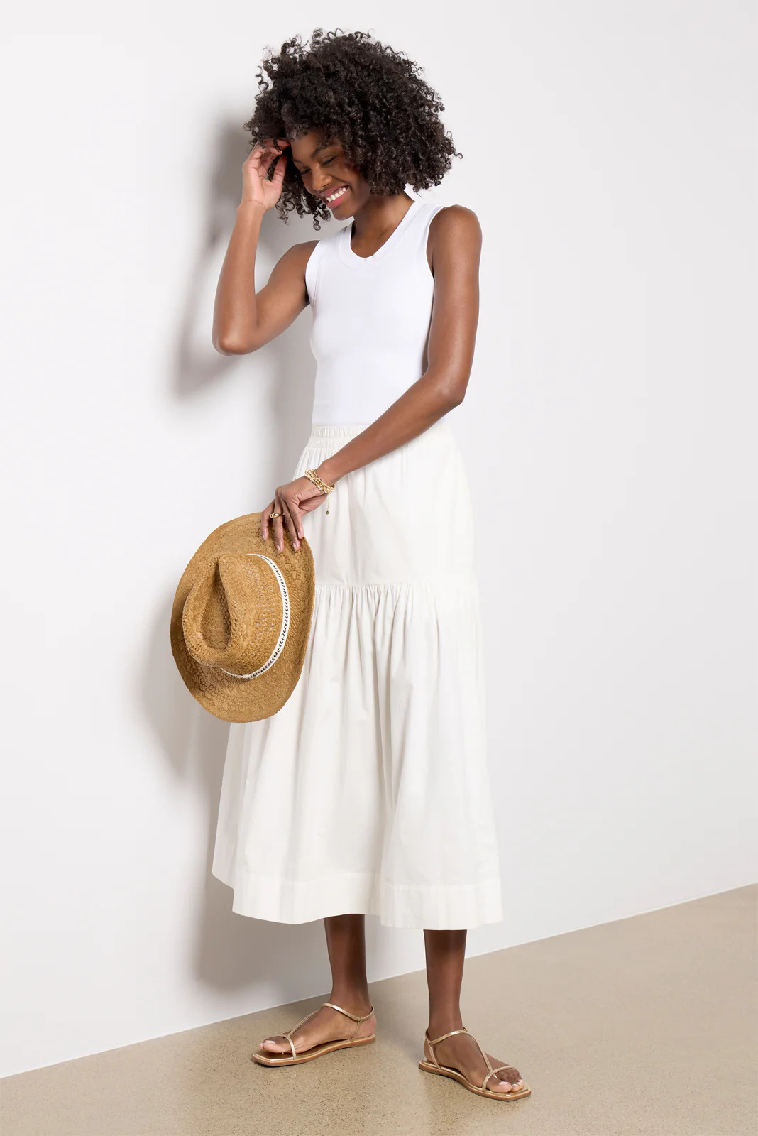 Poplin Prairie Skirt | Evereve