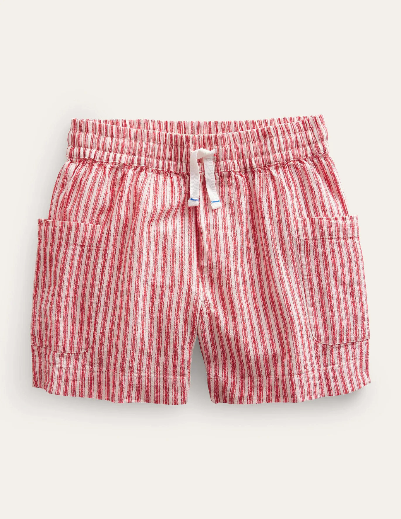 Pocket Short - Strawberry Tart Red Ticking | Boden (US)