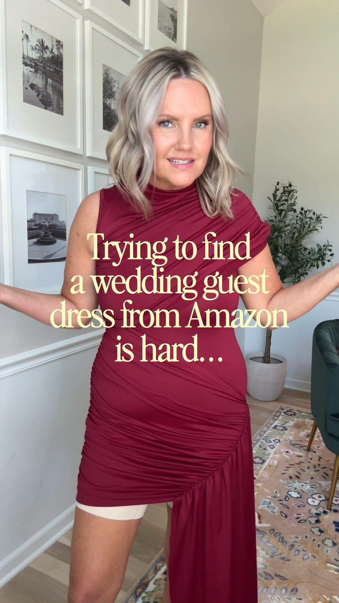 Wedding guest dresses from Amazon! These would be great for fall family photos too! I’m 5’3” in size medium in all dresses.