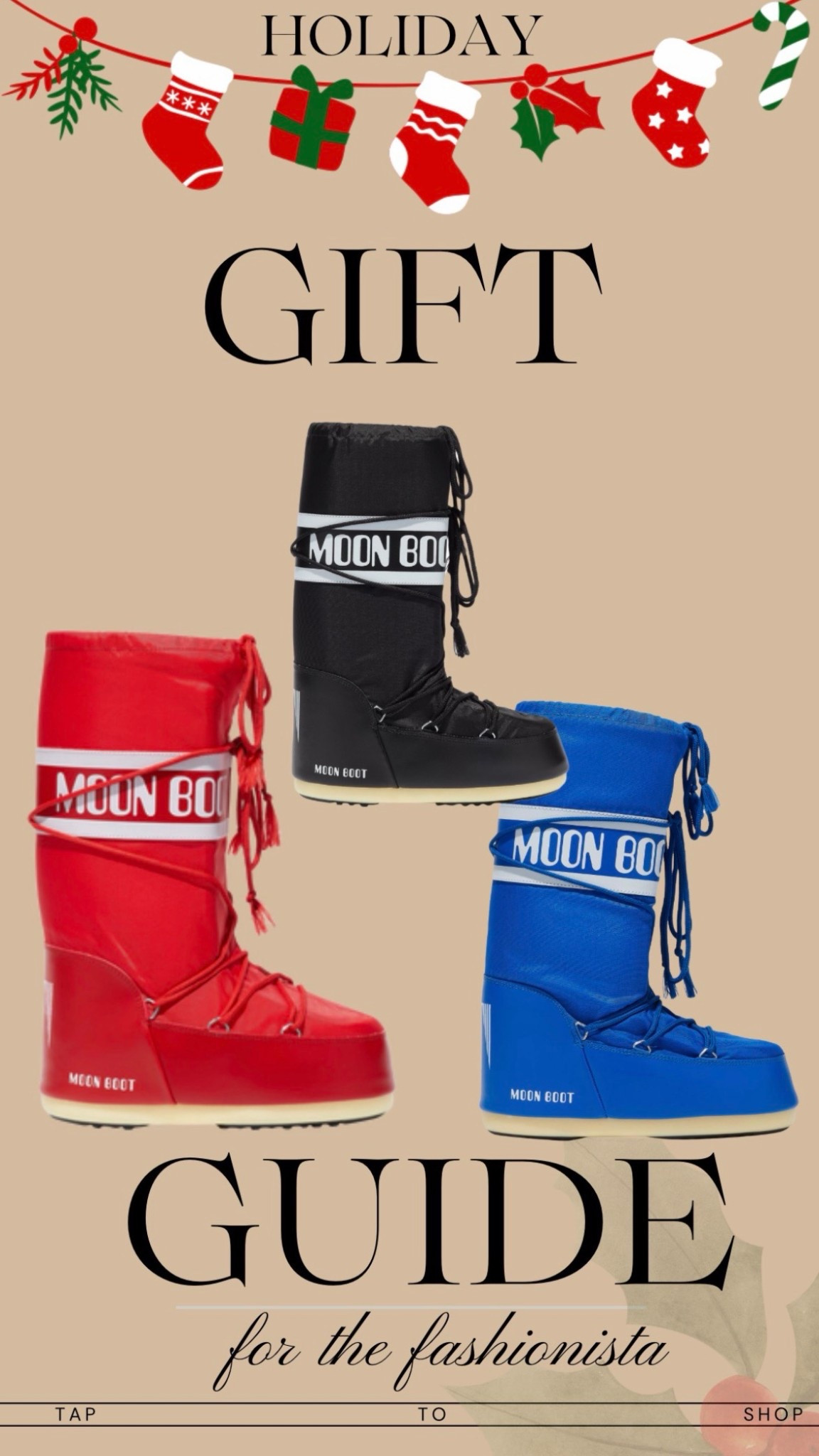 Gift guide for fashionista
Perfect for winter vacations
Snow boots



#LTKGiftGuide #LTKHoliday #LTKShoeCrush