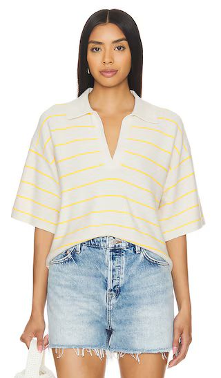 Marlow Top in Dandelion Stripe | Revolve Clothing (Global)