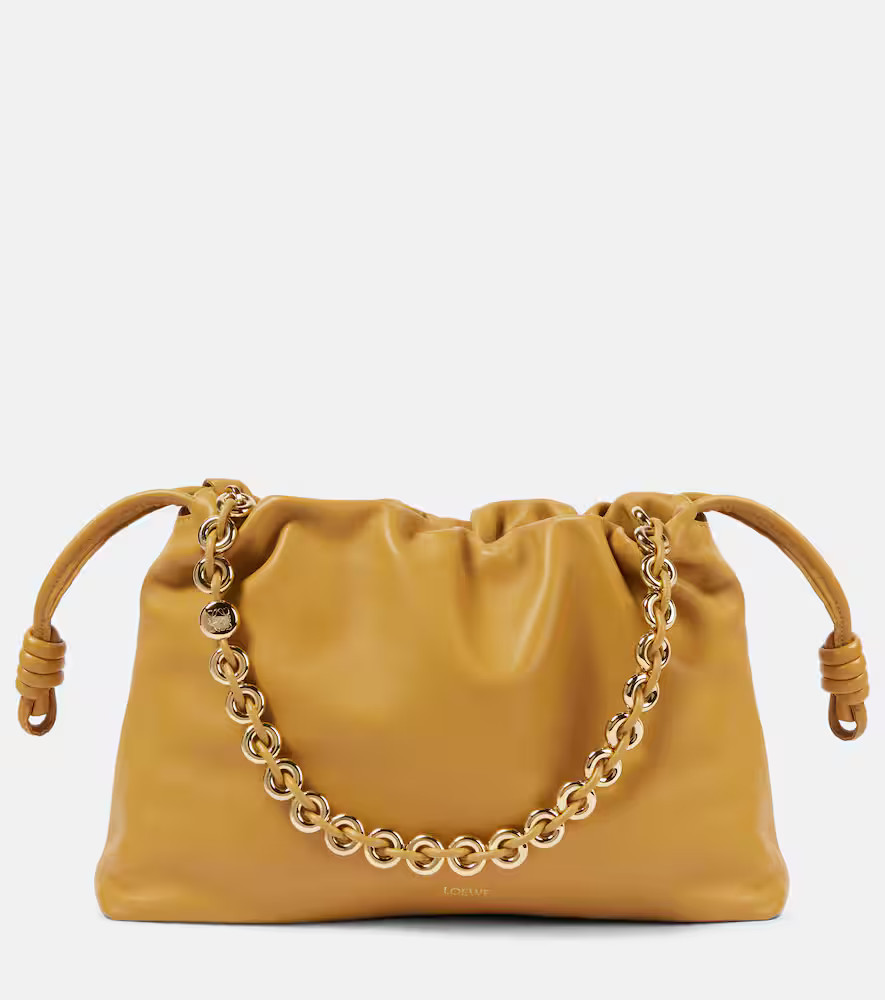 Loewe Flamenco Large leather clutch | Mytheresa (INTL)