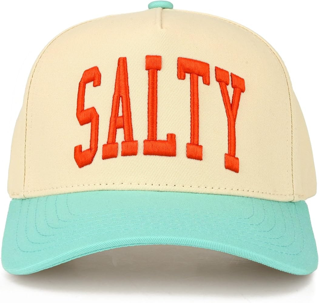 Premium Embroidered Hat | Salty Collegiate Hat | Amazon (US)
