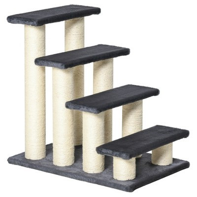 Multipet Cute Stair Shaped Cat Tree with Sisal Scratching Post, Climbing, Playing | Target