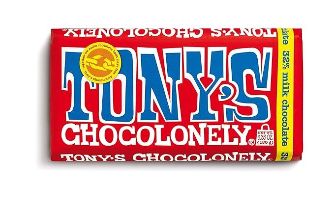 Tony's Chocolonely 32% Milk Chocolate Bar, 6.35 Ounce | Amazon (US)