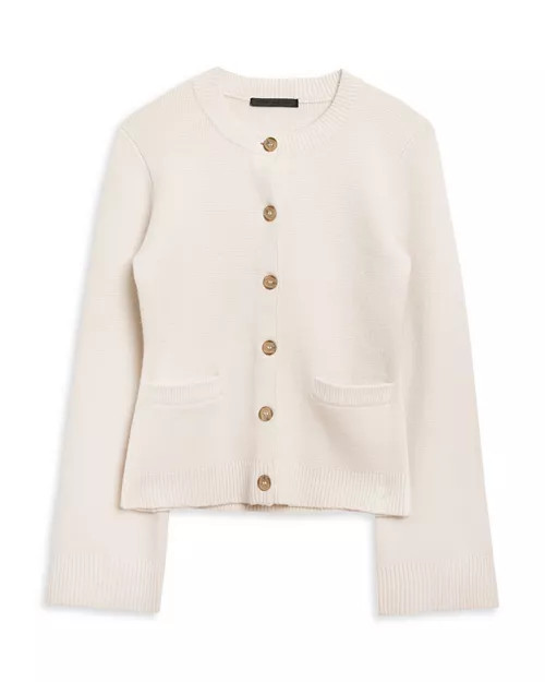 Jenni Kayne Cooper Wool Blend Crewneck Cardigan Sweater  | Bloomingdale's Women | Bloomingdale's (US)