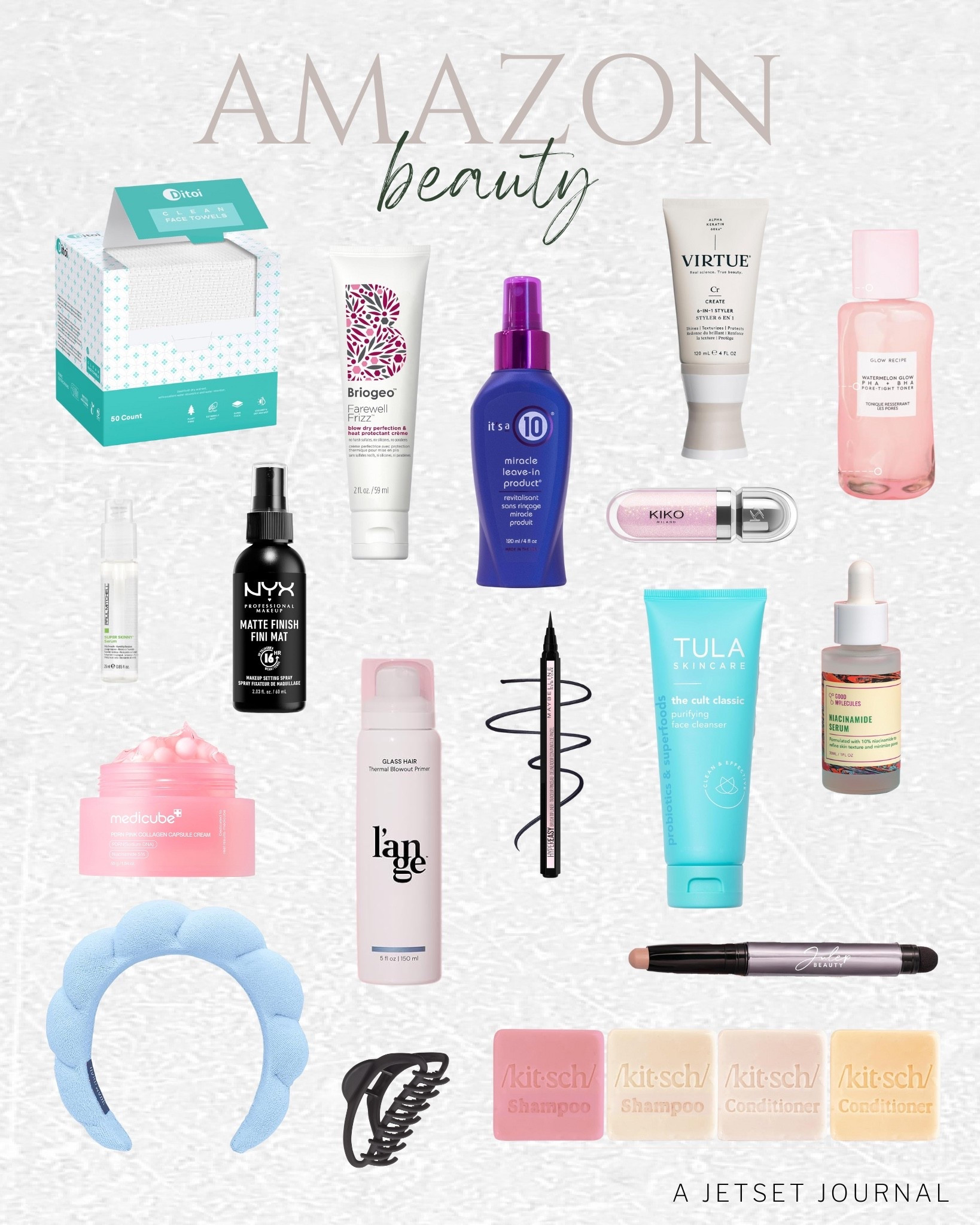 Affordable skincare and hair favorites worth adding to your routine!
heat protectant cream, glow recipe toner, kiko milano lip gloss, nyx setting spray, tula face cleanser, fall beauty, fall makeup, beauty must have, beauty finds, transitional season, amazon beauty, affordable finds, amazon favorite

#LTKBeauty #LTKSaleAlert #LTKFindsUnder50