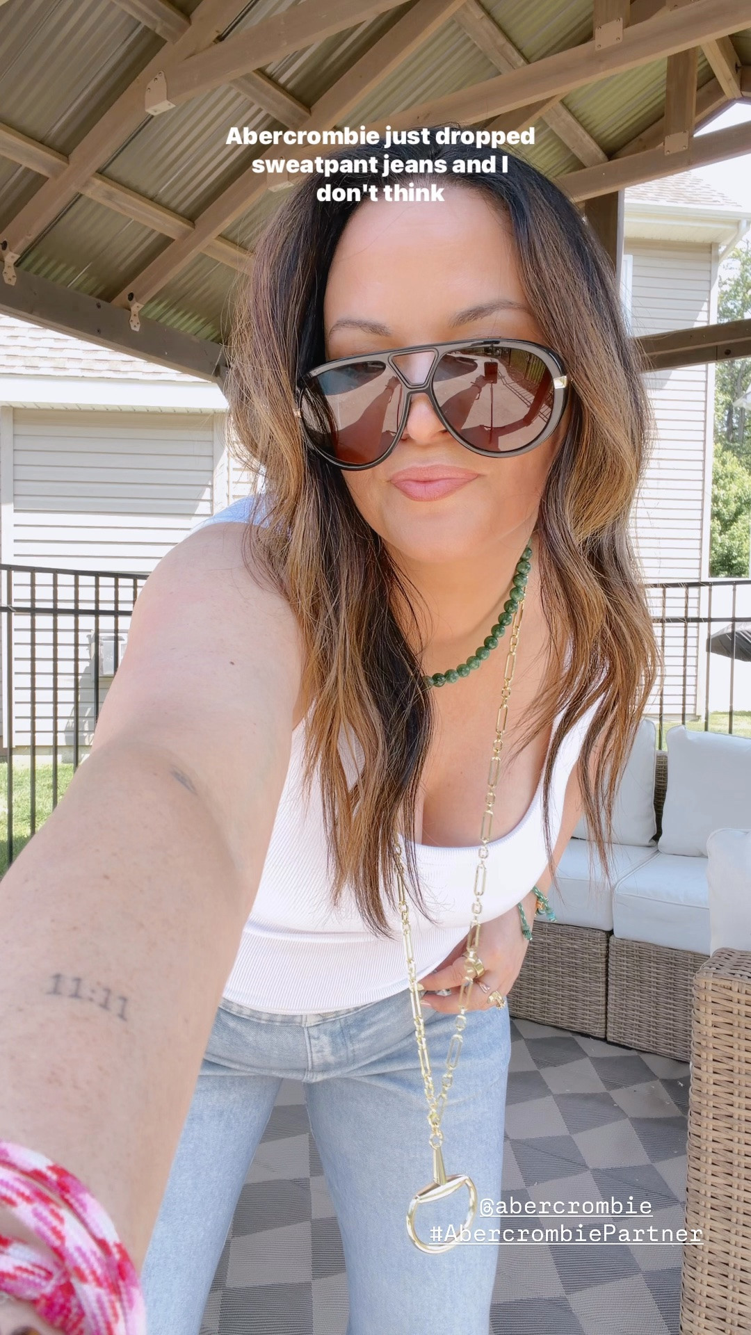 Cannot get over these @abercrombie sweatpant jeans!! I’m wearing a large in the jeans and tank, and I wear an XL in the sunday sets!

Code: AFSUMMER for an additional 15% off

#abercrombiepartner

#LTKmomlife #LTKOver40 #LTKMidsize