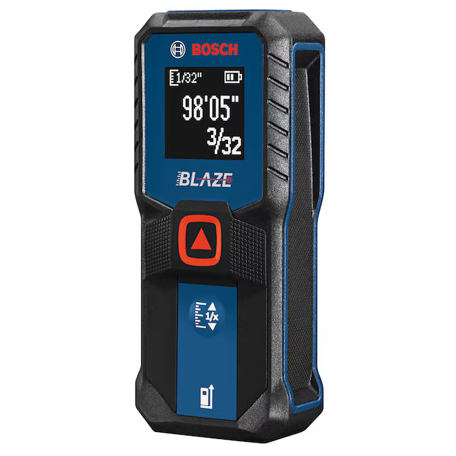 Bosch BLAZE 100-ft Indoor Red Laser Distance Measurer with Backlit Display | Lowe's