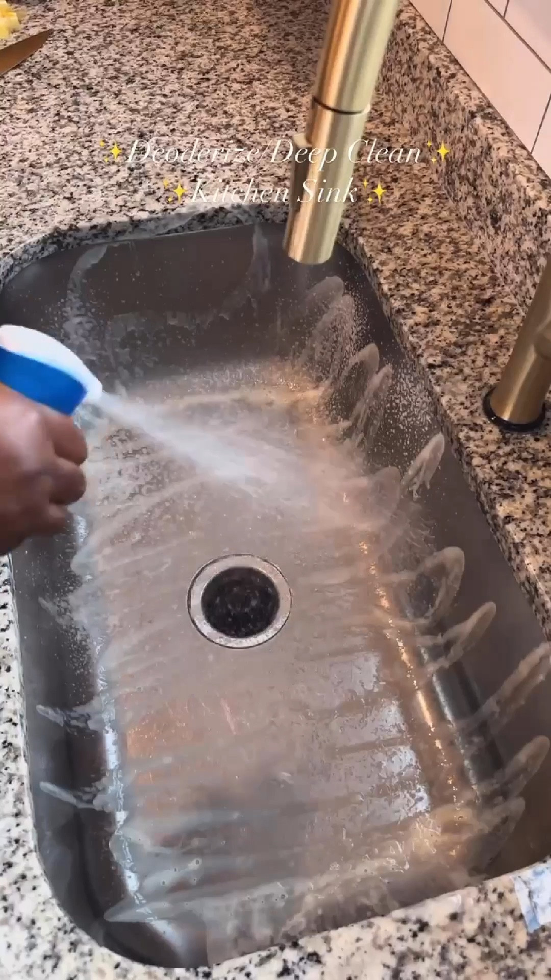 Give your kitchen sink the deep clean it deserves! ✨ 

🌟Follow for more @OPERATION_NIKI on IG, TikTok, & Facebook sahm, mom essentials, kitchen clean, home appliances, life hack, work from home, cleaning products, home, cleaning inspo, kitchen ideas, wedding guest dress, stay at home mom, deep clean, kitchen restock, cleantok, refill, kitchen home appliances, organization laundry, detergent, soap, dispenser, bathroom, organization, gold kitchen, gold decor 

#LTKHome #LTKFindsUnder50 #LTKWatchNow
