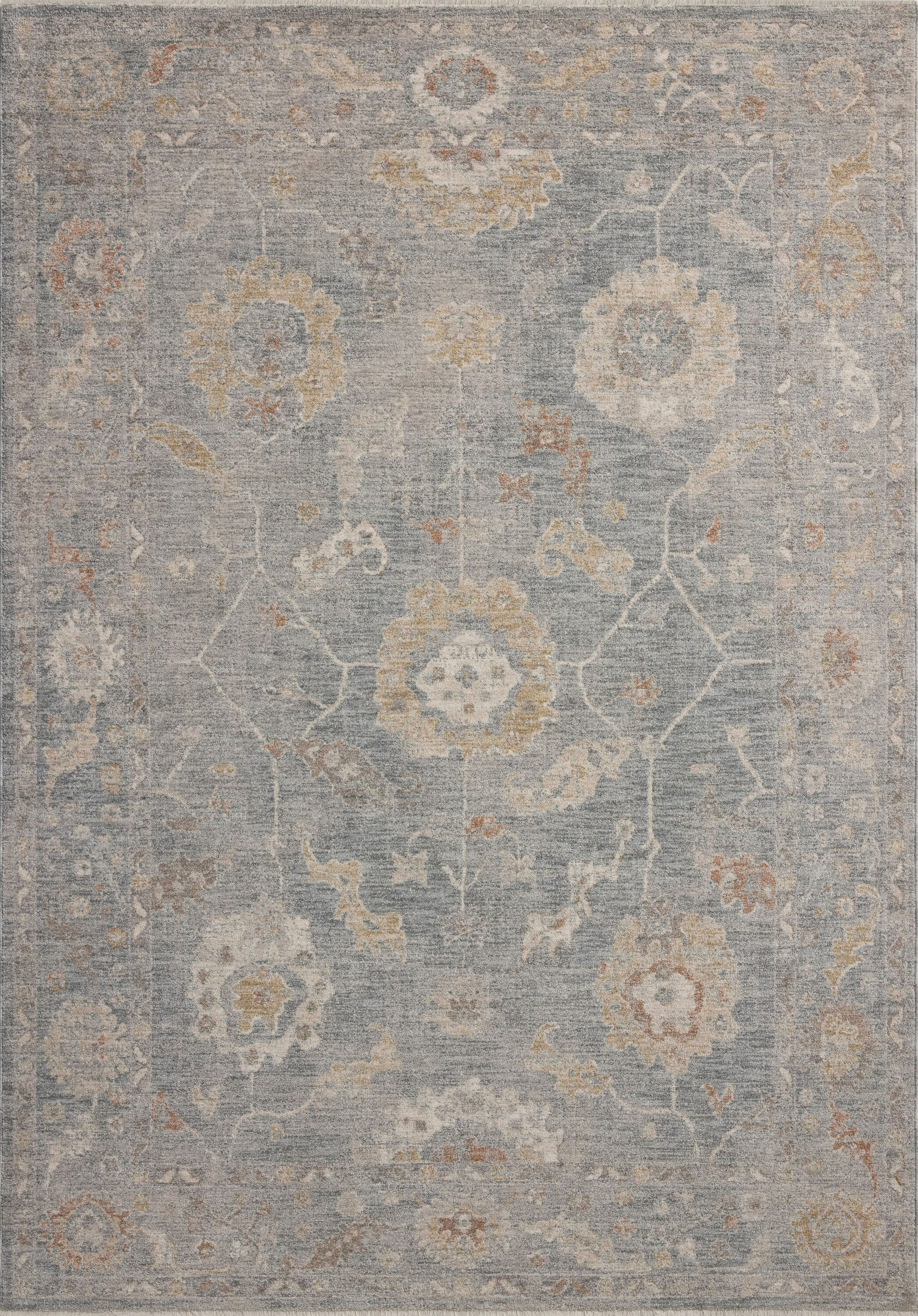 Chris Loves Julia x Loloi Louisa 12 x 16 (ft) Loomed Polyester Ocean Sunset Rectangular Indoor Geometric Persian Spot Clean Only Pet Friendly Area rug | Lowe's