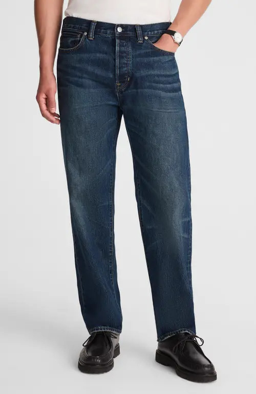 Madewell The 1991 Straight Leg Jeans in Fairside Wash at Nordstrom, Size 31 X 32 | Nordstrom