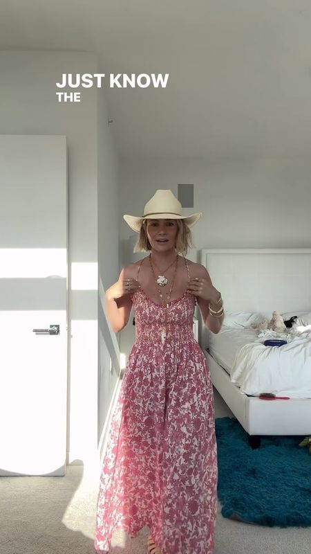 What I wore to the beach! Vacation outfit, sunglasses, beach outfit, summer outfit, cowboy hat, country concert outfit 

#LTKStyleTip #LTKVideo
