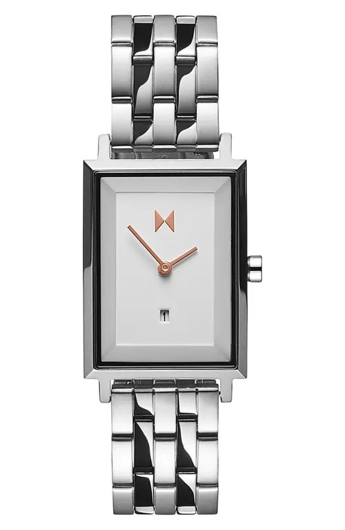 MVMT Signature Square Bracelet Watch, 32mm in Silver at Nordstrom | Nordstrom