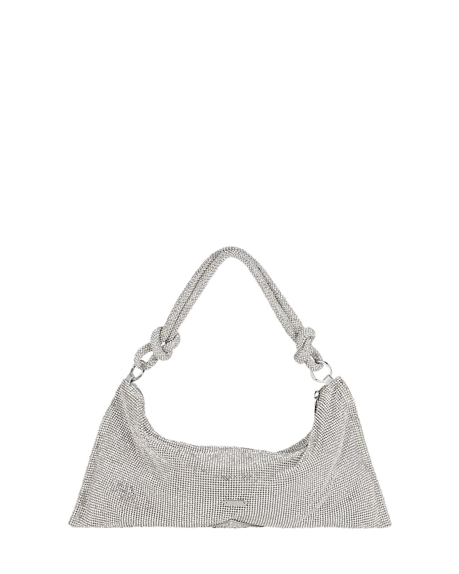 Hera Knotted Crystal Shoulder Bag | INTERMIX