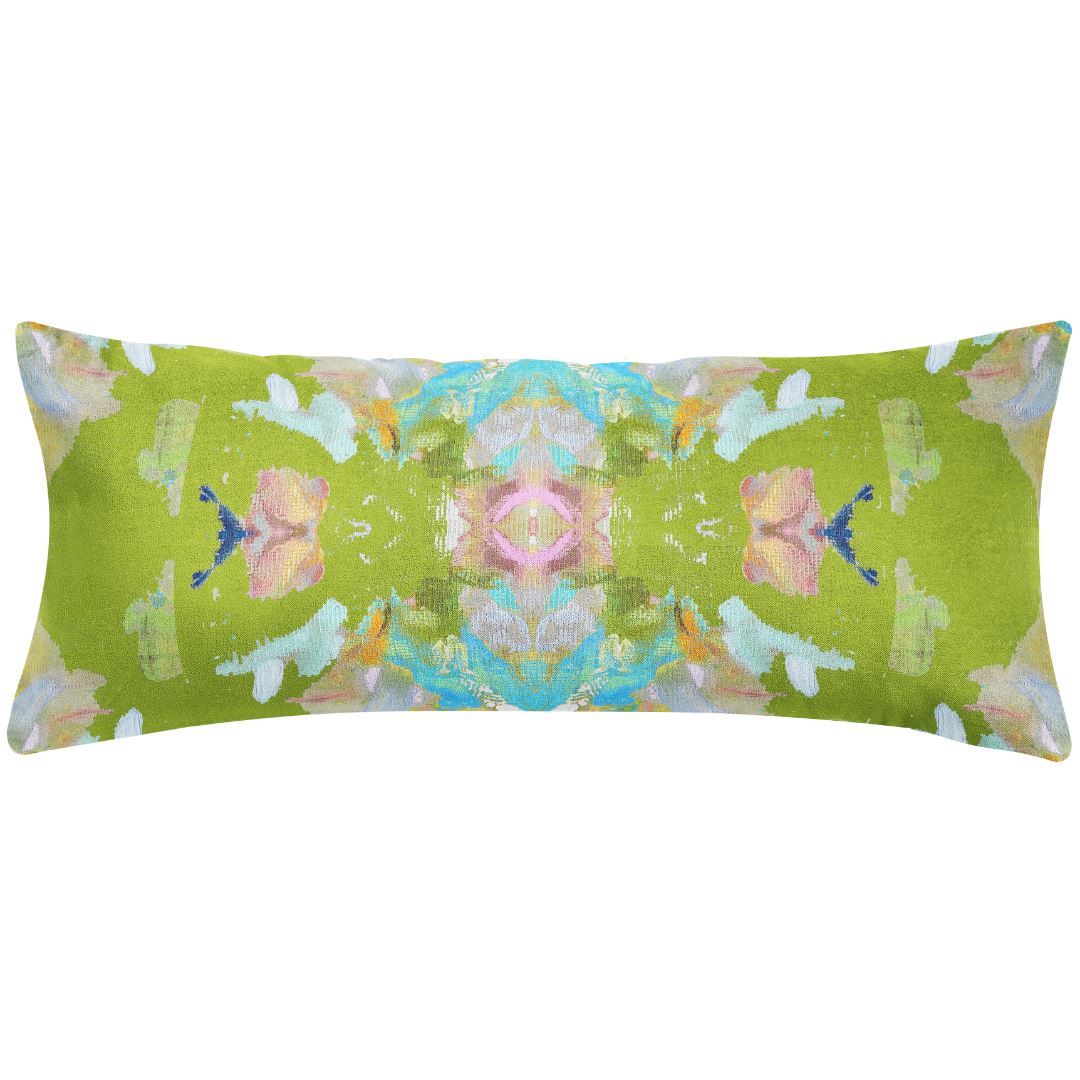 Stained Glass Green 14x36 Pillow | Laura Park Designs