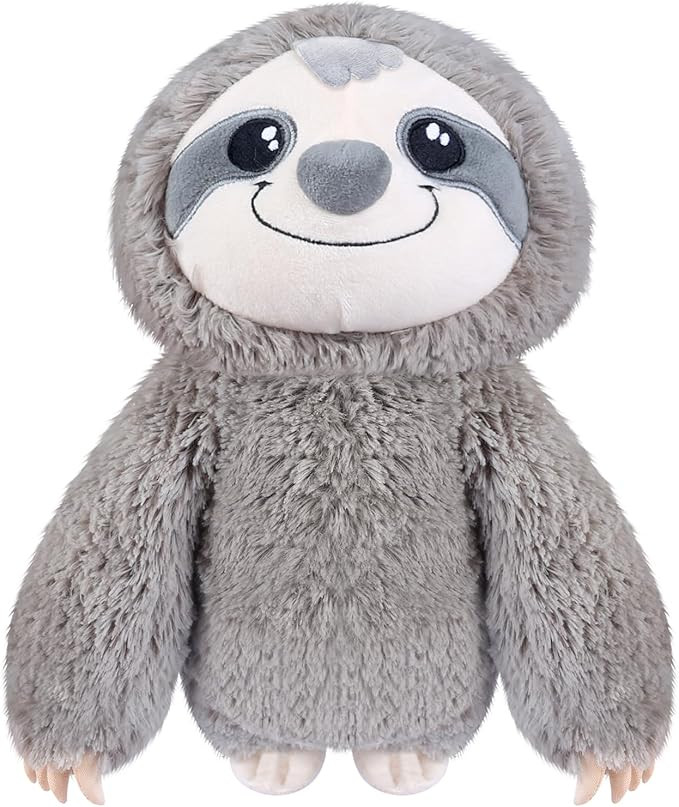SuzziPad Microwavable Stuffed Animal, Heated Stuffed Animals Sloth Plush for Anxiety, Bedtime, Cu... | Amazon (US)