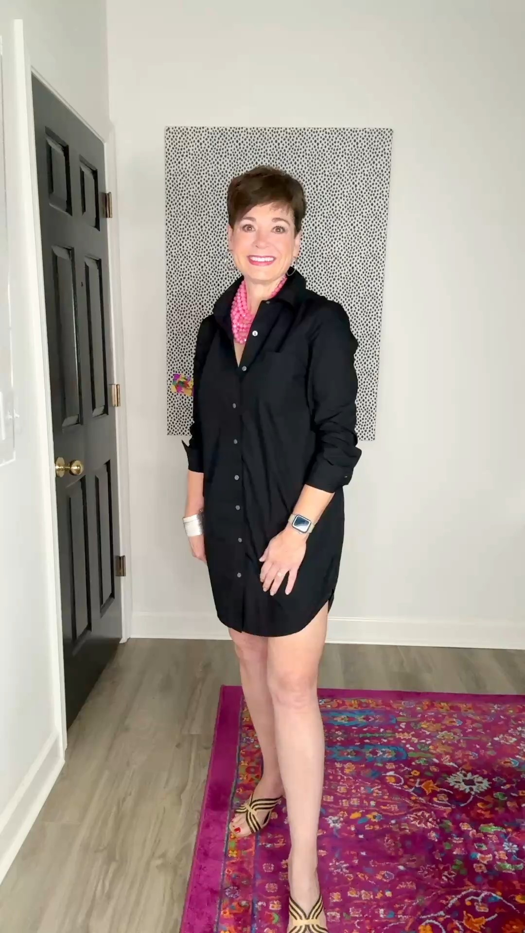 A shirt dress but in the right size.
Don’t make the mistake of upsizing on a shirt dress. That’s the fastest way to look frumpy 

#LTKMidsize #LTKStyleTip #LTKFindsUnder50