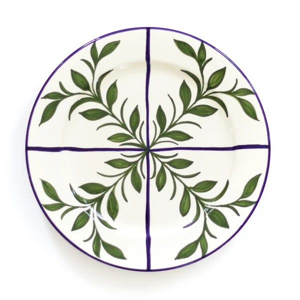 Persian Dinner Plate, Green X Blue | The Avenue