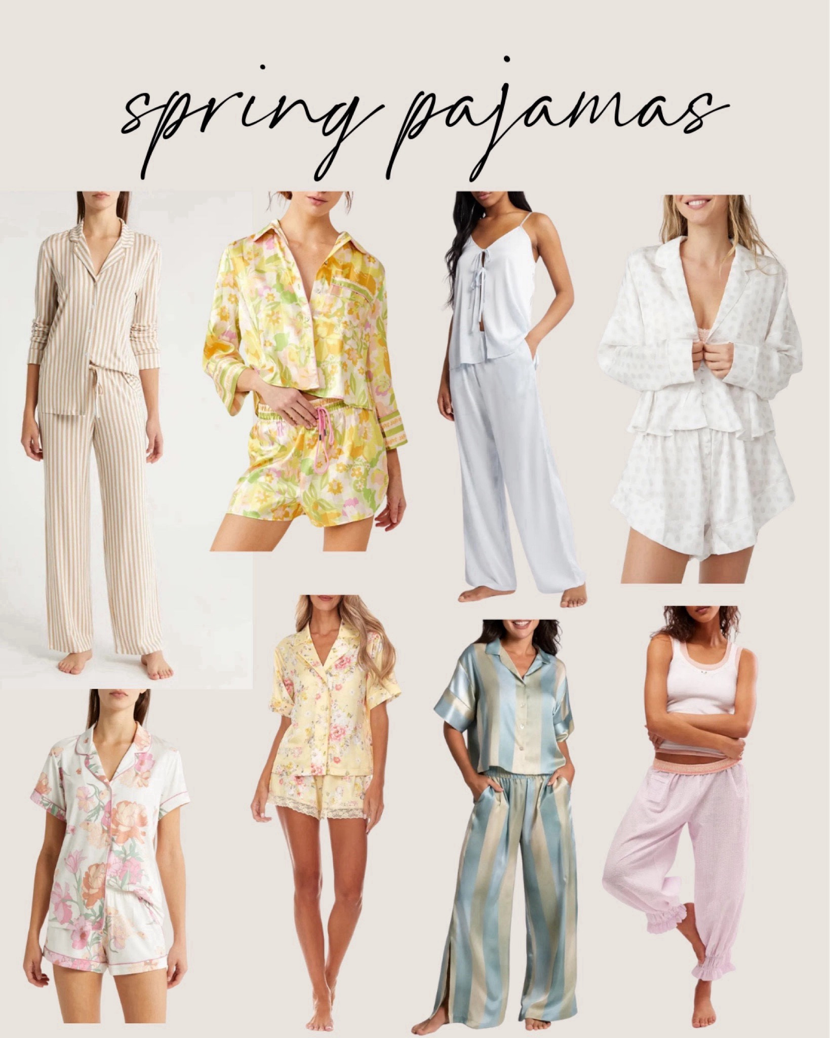 spring pajamas 🫶🏻

shortie pajamas, summer pajamas 

#LTKFindsUnder100 #LTKSeasonal #LTKStyleTip
