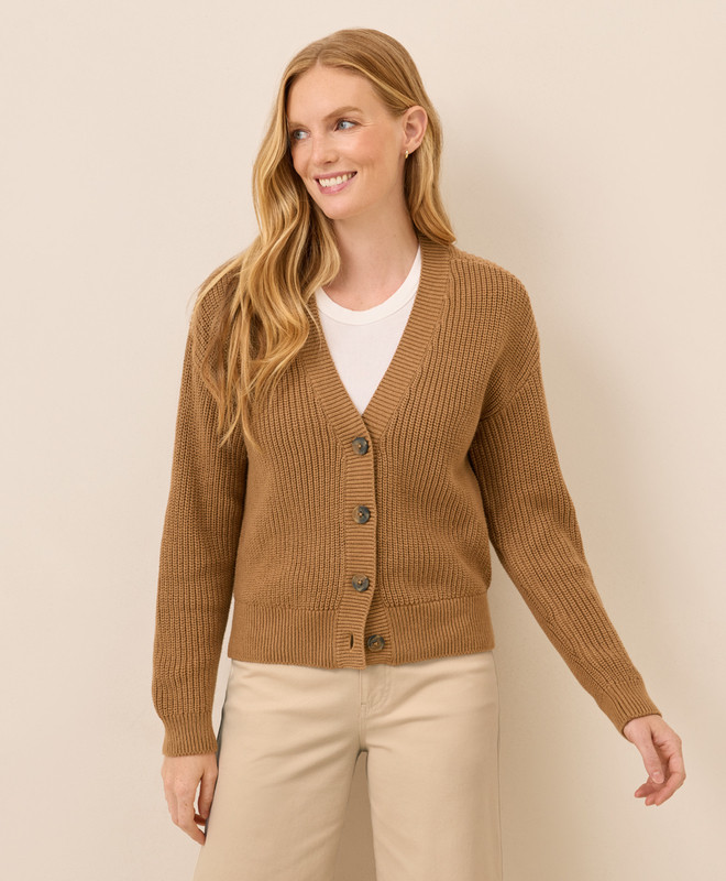 Women’s Luxe Knit Cardigan made with Organic Cotton | Pact | Pact Apparel