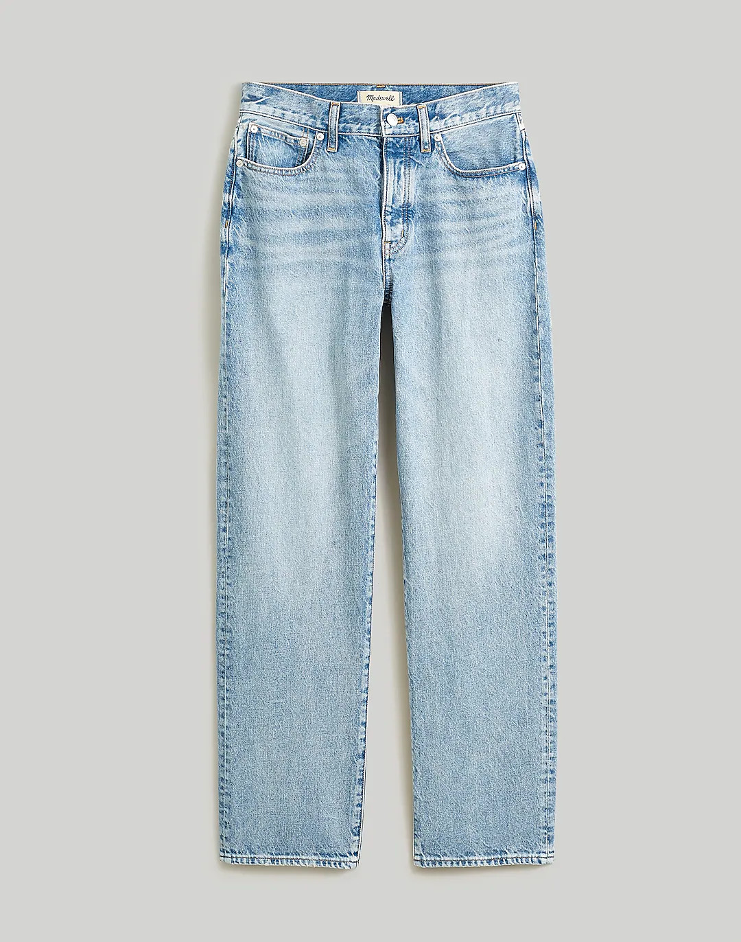 Low-Slung Straight Jeans | Madewell