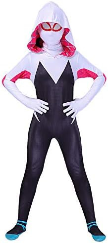 ugoccam Superhero Womens/Kids Black Bodysuit Halloween Cosplay Jumsuit Kids X-Small | Amazon (US)