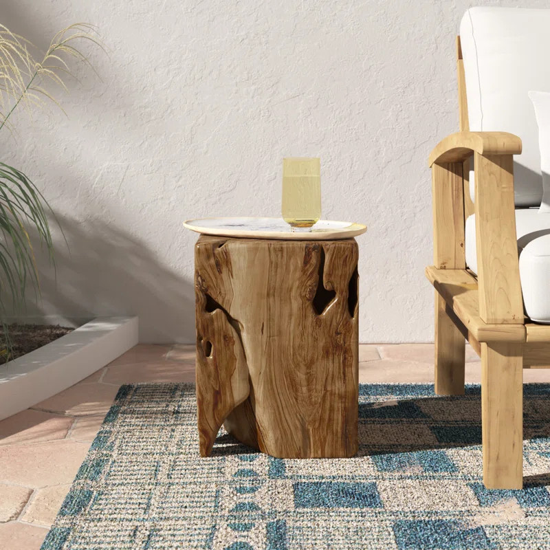 Joss & Main Bloomsdale Teak Solid Wood Side Table & Reviews | Wayfair | Wayfair North America