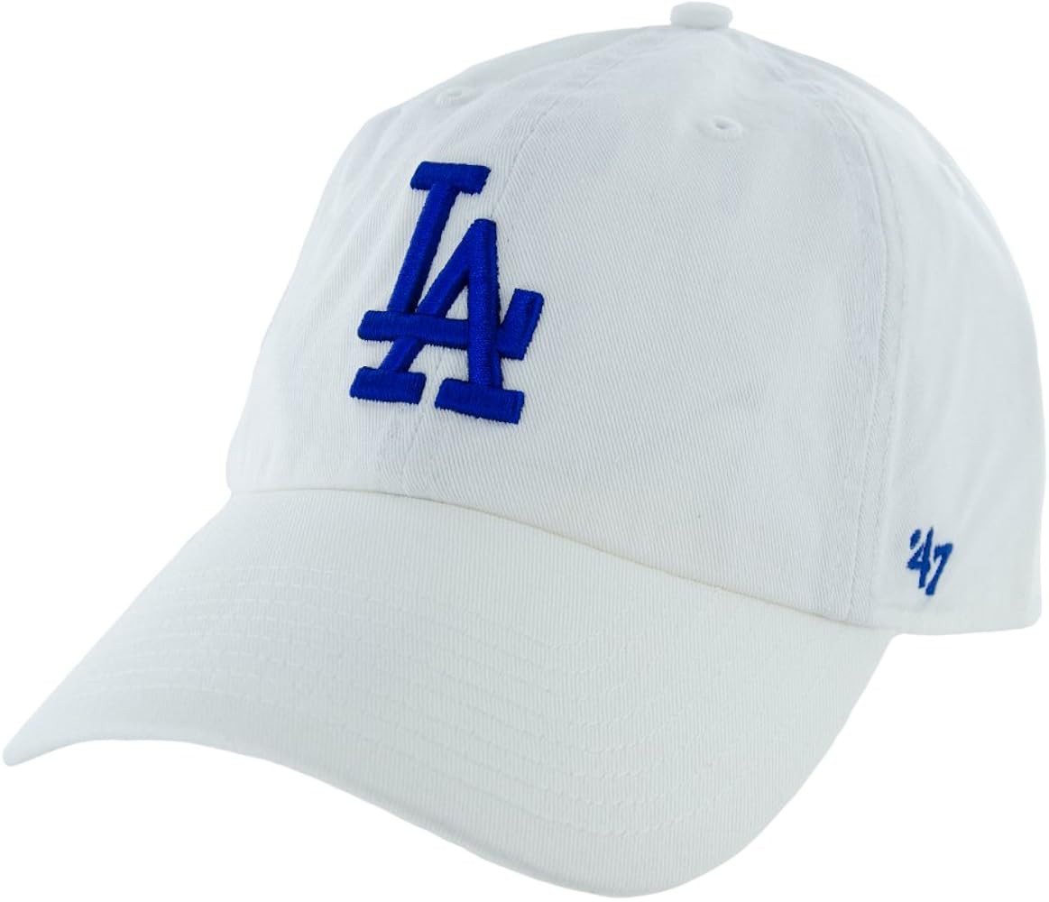 MLB Los Angeles Dodgers Embroidered Front Logo Relaxed Cap by '47 Brand | Amazon (US)