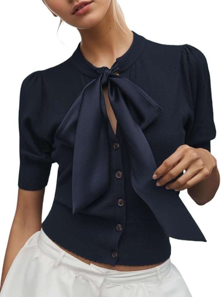 Tie cardigan cute for the in-between season. Comes in a few different colors.

#LTKFindsUnder50 #LTKOver40