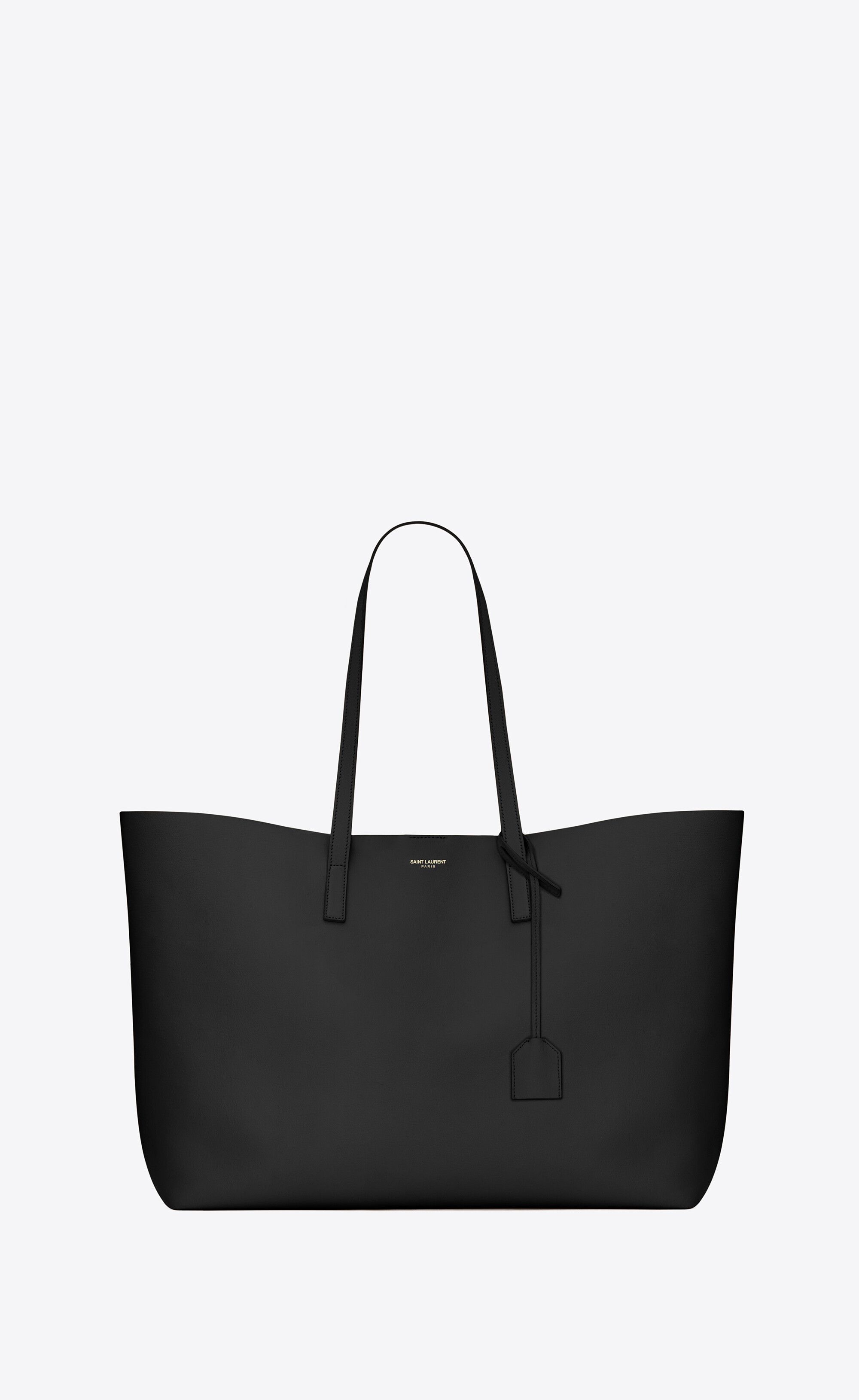 Shopping Bag Saint Laurent E/W In Supple Leather Black One Size | Saint Laurent Inc. (Global)