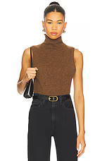 Joe's Jeans Stevie Sleeveless Roll Neck Sweater in Cinnamon from Revolve.com | Revolve Clothing (Global)