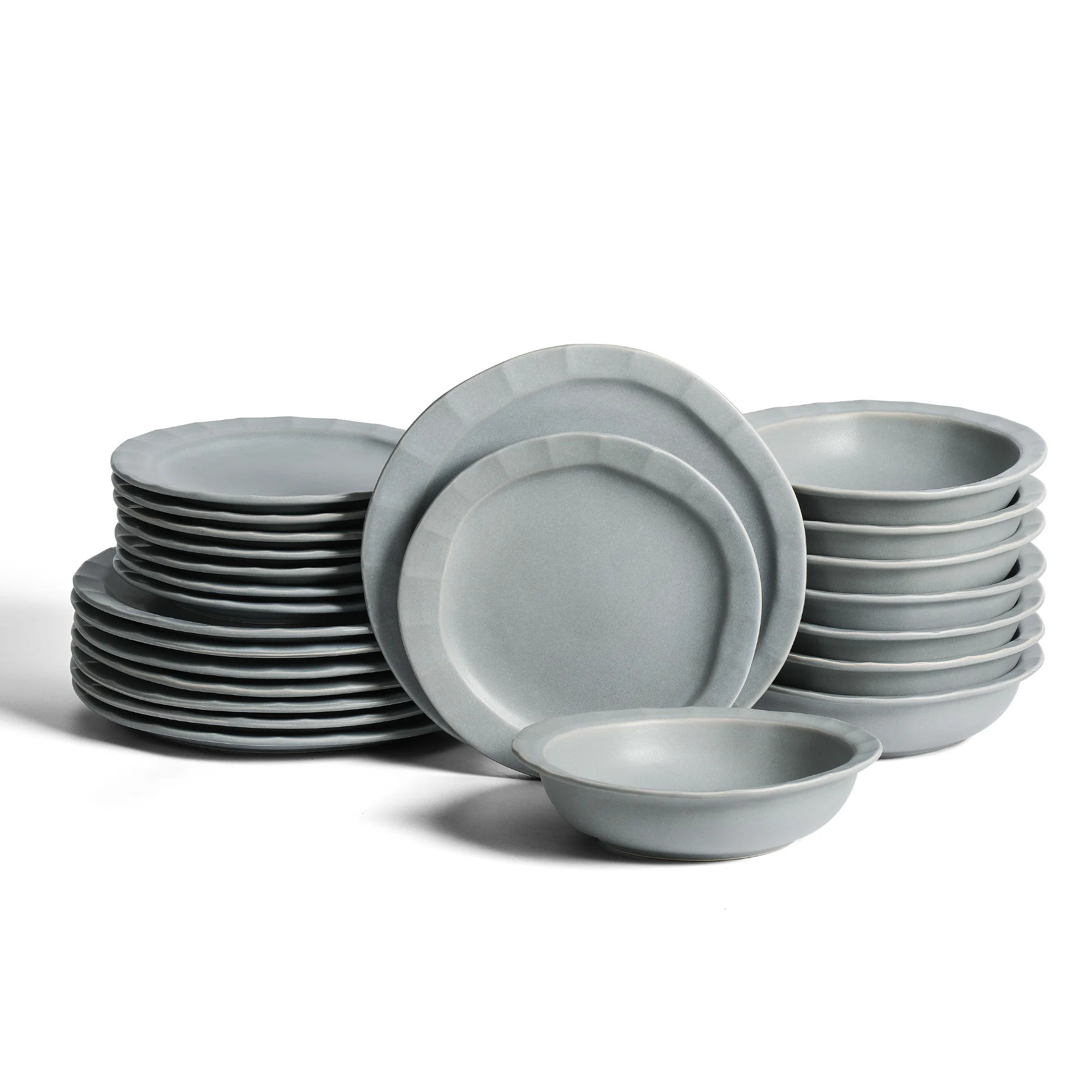 Stone Lain Oasis 24-Piece Dinnerware Set Stoneware (Set of 24) | Joss & Main